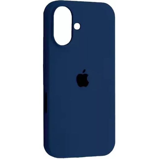 Чохол Silicone Case Full Protective (AA) для Apple iPhone 16 (6.1") (Синій / Deep navy)