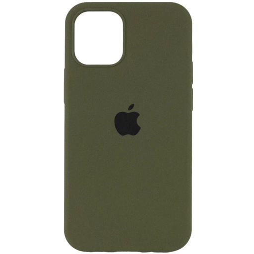Чохол Silicone Case Full Protective (AA) для Apple iPhone 16 Plus (6.7") (Зелений / Dark Olive)