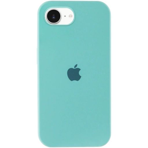 Чохол Silicone Case Full Protective (AA) для Apple iPhone 16e (6.1") (Бірюзовий / Marine Green)