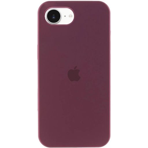 Чохол Silicone Case Full Protective (AA) для Apple iPhone 16e (6.1") (Бордовий / Plum)
