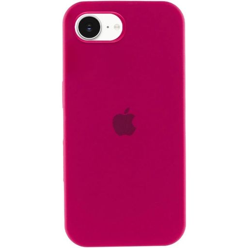 Чохол Silicone Case Full Protective (AA) для Apple iPhone 16e (6.1") (Червоний / Rose Red)