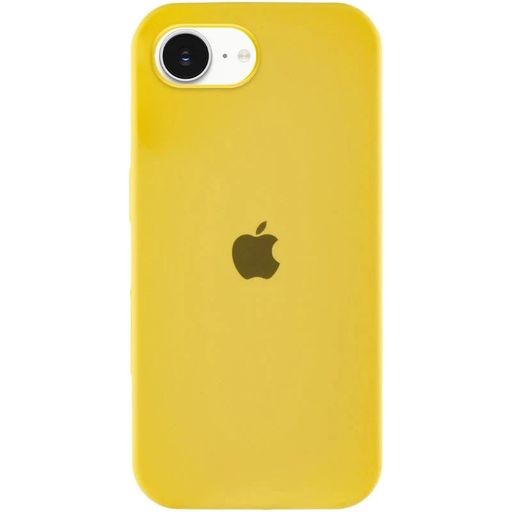Чохол Silicone Case Full Protective (AA) для Apple iPhone 16e (6.1") (Жовтий / Yellow)
