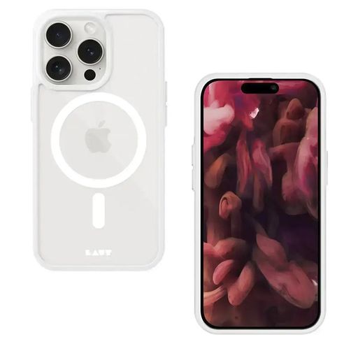 Чохол LAUT HUEX PROTECT case with MagSafe for iPhone 15 Pro - White (L_IP23B_HPT_W)