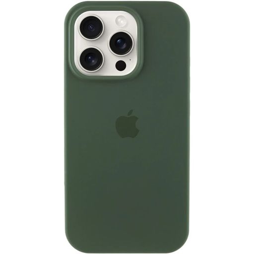 Чохол Silicone Case Full Protective (AA) для Apple iPhone 16 Pro Max (6.9") (Зелений / Cyprus Green)