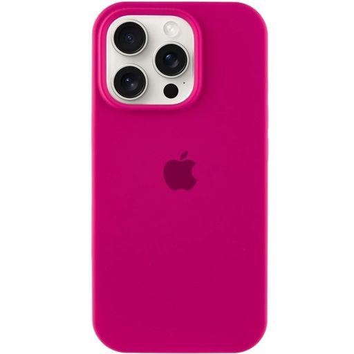 Чохол Silicone Case Full Protective (AA) для Apple iPhone 16 Pro (6.3") (Червоний / Rose Red)