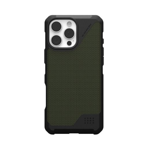 Чохол UAG для iPhone 16 Pro Max, Metropolis LT Magsafe, Kevlar Olive (114453113972)