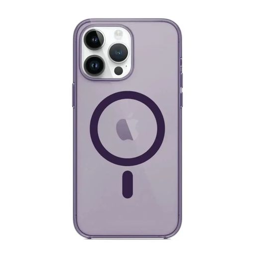Чохол Apple Clear case magsafe iphone 14 Pro elderberry style copi (A)