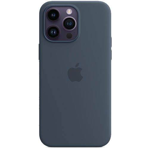 Чохол silicone Case 14 Pro Max Stormblue