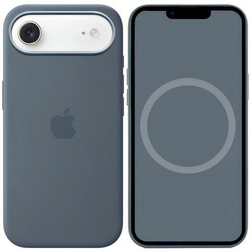 Чохол Silicone Case with MagSafe iPhone 17 Air anchor blue