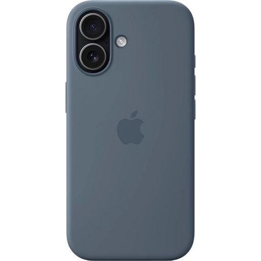 Чохол Silicone Case with MagSafe + Button iPhone 17 Pro Anchor blue