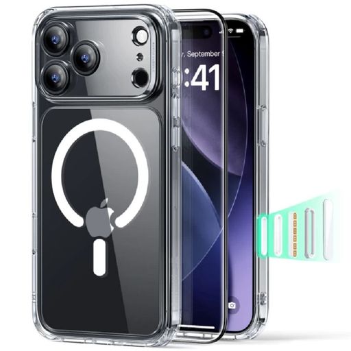 Чохол + скло ESR для iPhone 17 Pro - Classic Hybrid MagSafe + Glass, Clear (289068)