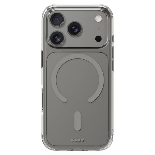 Чохол LAUT CRYSTAL FLURO case for iPhone 17 Pro - Clear Grey (L_IP25B_CF_GY)
