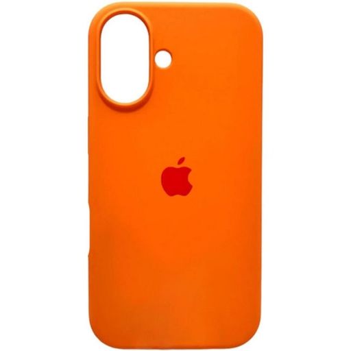 Чохол Silicone Case with MagSafe + Button iPhone 17 Orange