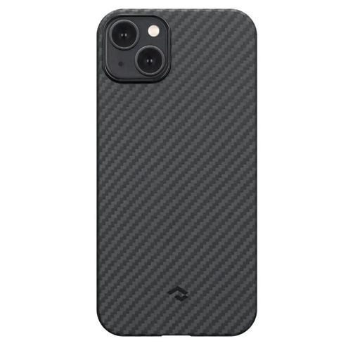 Чохол Pitaka MagEZ Case 4 Twill 1500D Black/Grey for iPhone 15 Plus (KI1501M)