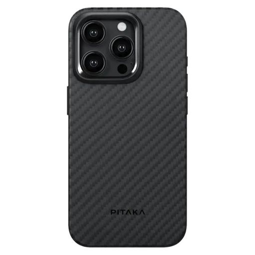 Чехол Pitaka MagEZ Case Pro 4 Twill 1500D Black/Grey for iPhone 15 Pro (KI1501PP)