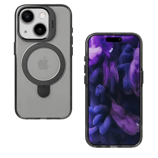 Чохол-накладка LAUT REVIVE PROP with MagSafe for iPhone 15 Black Crystal (L_IP23A_RE_UB)