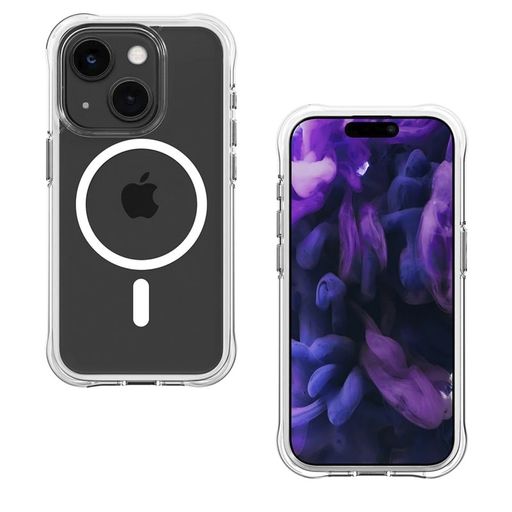 Чохол-накладка LAUT AERO PROTECT with MagSafe for iPhone 15 Plus Clear (L_IP23C_AP_W)
