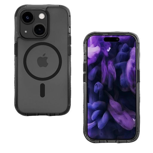 Чохол-накладка LAUT CRYSTAL MATTER X with MagSafe for iPhone 15 Plus Crystal Black (L_IP23C_CMX_UB)