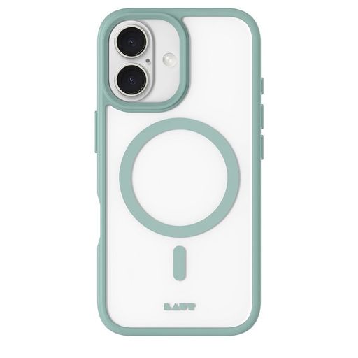 Чохол-накладка LAUT HUEX PROTECT with MagSafe for iPhone 16 Silt Green (L_IP24A_HPT_GN)