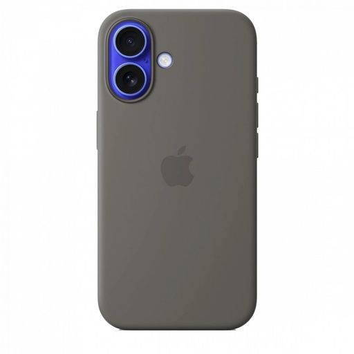 Чохол Silicone Case with MagSafe + Button iPhone 16 Stone Gray copi