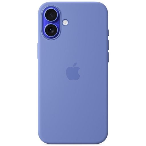 Чохол Silicone Case with MagSafe + Button iPhone 16 Periwinkle