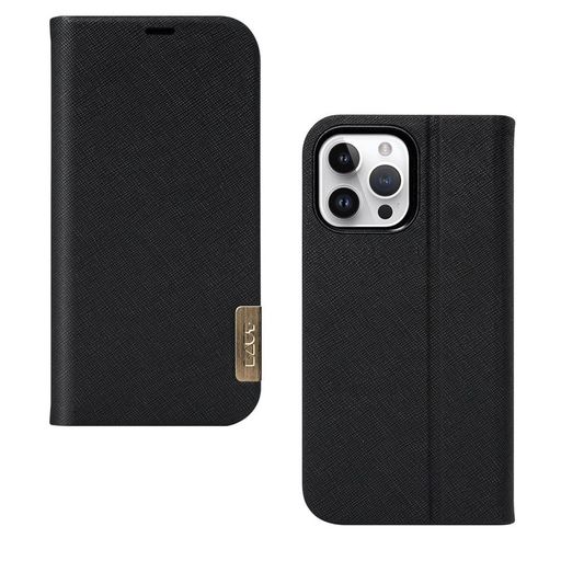 Чохол-книжка LAUT PRESTIGE FOLIO for iPhone 15 Pro Black (L_IP23B_PF_BK)