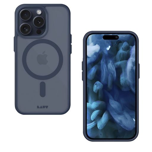 Чохол-накладка LAUT HUEX PROTECT with MagSafe for iPhone 15 Pro Max Dark Blue (L_IP23D_HPT_DB)