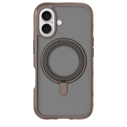 Чохол-накладка LAUT CRYSTAL MATTER with MagSafe for iPhone 16 Plus Earth Brown (L_IP24C_CM_BR)