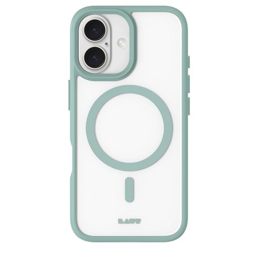 Чохол-накладка LAUT HUEX PROTECT with MagSafe for iPhone 16 Plus Silt Green (L_IP24C_HPT_GN)