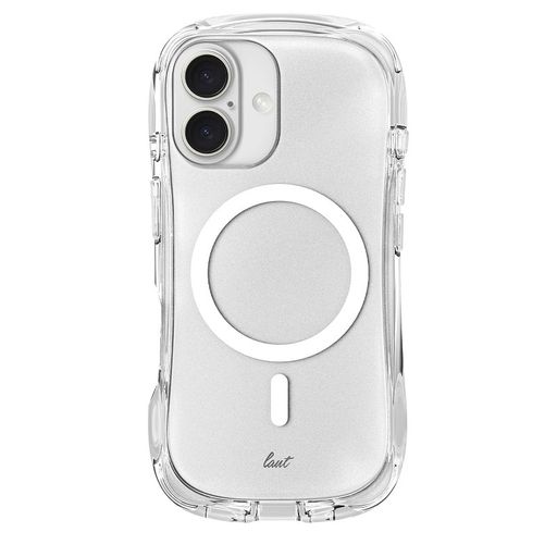 Чохол-накладка LAUT POP LUME with MagSafe for iPhone 16 Plus Crystal (L_IP24C_PL_UC)