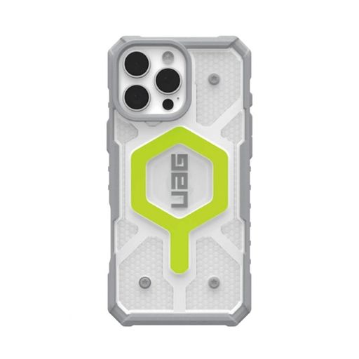 Чохол для смартфона UAG AAA Pathfinder Mag Clear for Apple iPhone 15 Pro All Light Green (UAGPTCL15ProLightGreen)