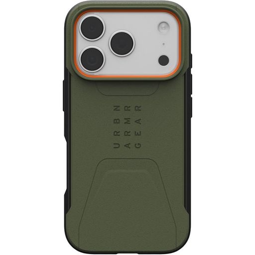 Чохол UAG для iPhone 17 Pro Civilian MagSafe Olive/Orange (114545117297)