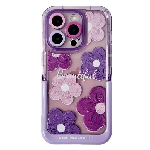 Чохол Beautiful з підставкою для iPhone 12 Pro Flower Purple