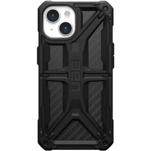 Чохол UAG для Apple iPhone 15 Monarch, Carbon Fiber (114289114242)