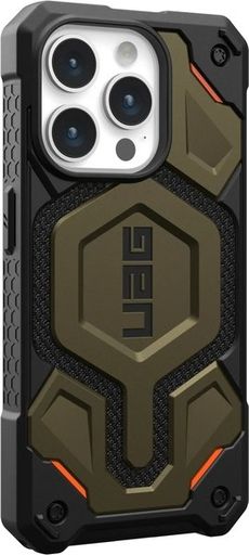 Чохол UAG для Apple iPhone 15 Pro Monarch Pro Magsafe, Kevlar Elemental Green (11422111397B)