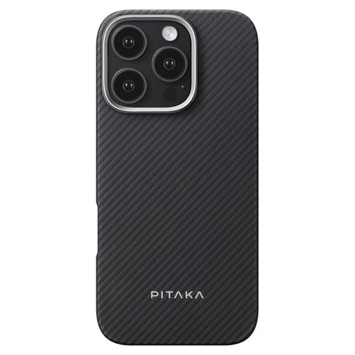 Чохол Pitaka Ultra-Slim Case Classic Twill 600D Black/Grey for iPhone 16 Pro (KI1601PA)
