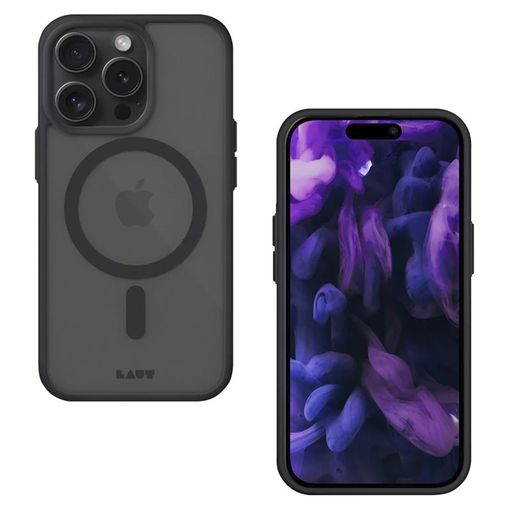 Чохол-накладка LAUT HUEX PROTECT with MagSafe for iPhone 15 Pro Max Black (L_IP23D_HPT_BK)