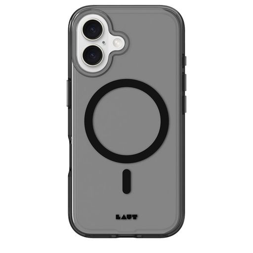Чохол-накладка LAUT CRYSTAL-M with MagSafe for iPhone 16 Black Crystal (L_IP24A_CRM_UB)