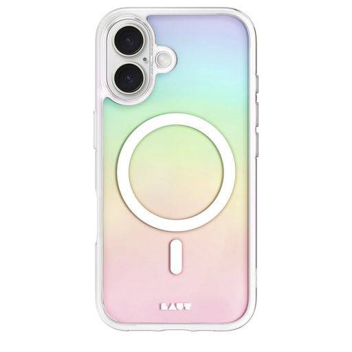 Чохол-накладка LAUT HOLO with MagSafe for iPhone 16 Pearl (L_IP24A_HO_W)