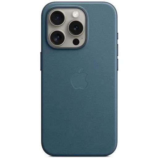Чохол Leather Case with MagSafe iPhone 15 Pro Max Pacific Blue