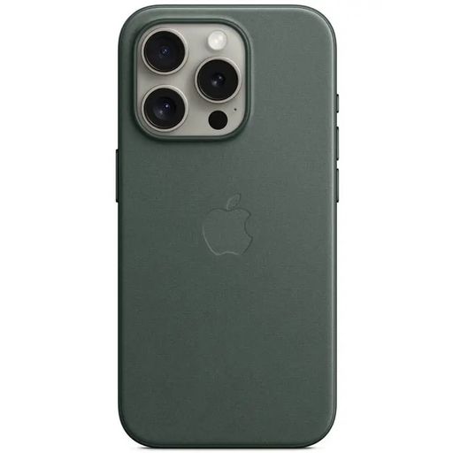 Чехол Leather Case with MagSafe iPhone 15 Pro Max Evergreen