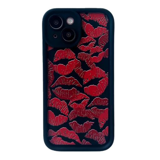 Чохол Lips Case для iPhone 15 Black