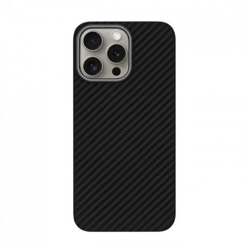 Чехол Monblan для iPhone 16 Pro Max Kevlar Magnetic Series (Black-Grey)