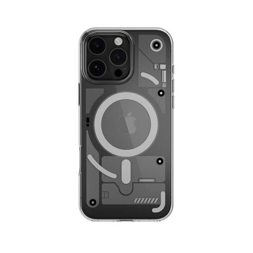 Чехол-накладка Switcheasy X Ray M 3D Patterned Shockproof Case Transparent for iPhone 16 Pro Max (MPH67P266TR24)