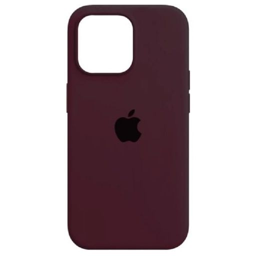 Чехол Silicone Case Open Camera iPhone 14 Pro, #42, Maroon