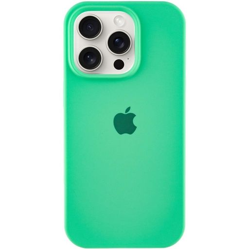 Чехол Silicone Case Open Camera iPhone 14 Pro, #47, Spearmint