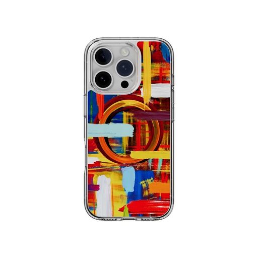 Чехол-накладка Switcheasy Style M Pattern Shockproof Case Painting for iPhone 16 Pro (SPH66P275PN24)