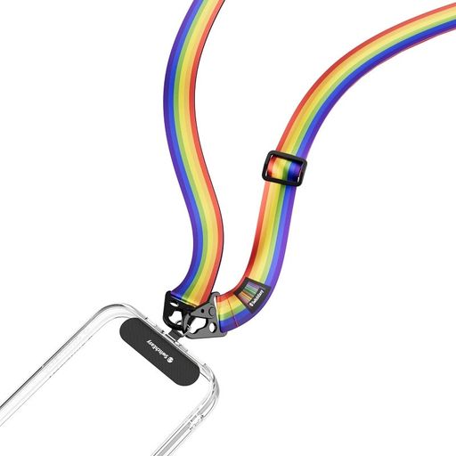 Ремінець 25 мм SwitchEasy with EasyStrap Card Rainbow