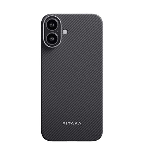 Чохол Pitaka Ultra-Slim Case Classic Twill 600D Black/Grey for iPhone 16 Plus (KI1601MA)