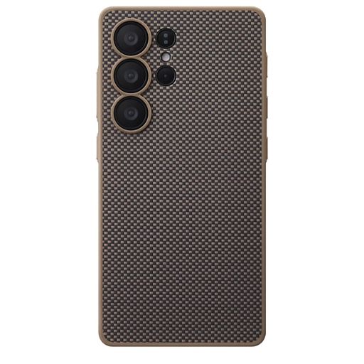Чехол Pitaka PinButton Case Plain 600D Black/Gold for Samsung Galaxy S25 Ultra (PBS2502U)